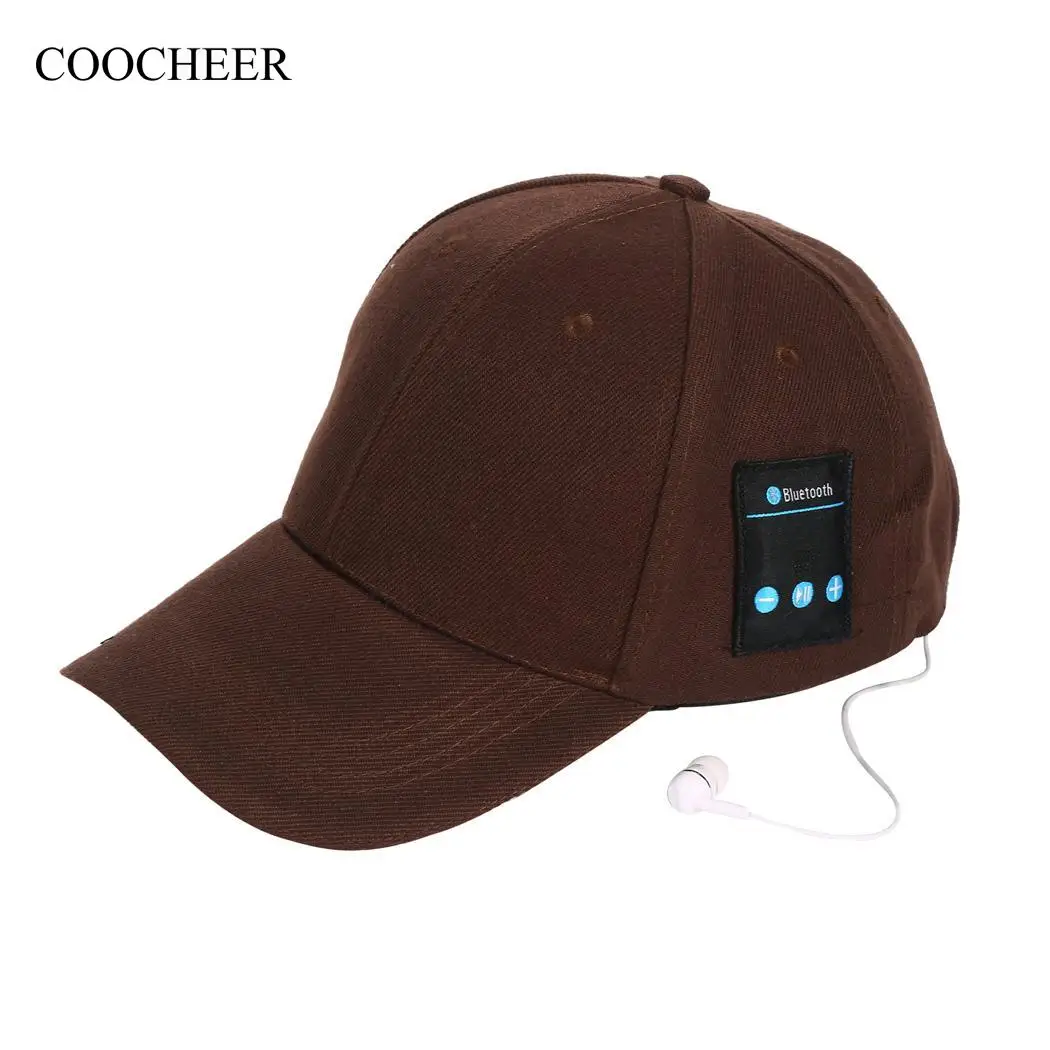 Музыкальные Беспроводные спортивные bluetooth унисекс шапка для наушников наушники