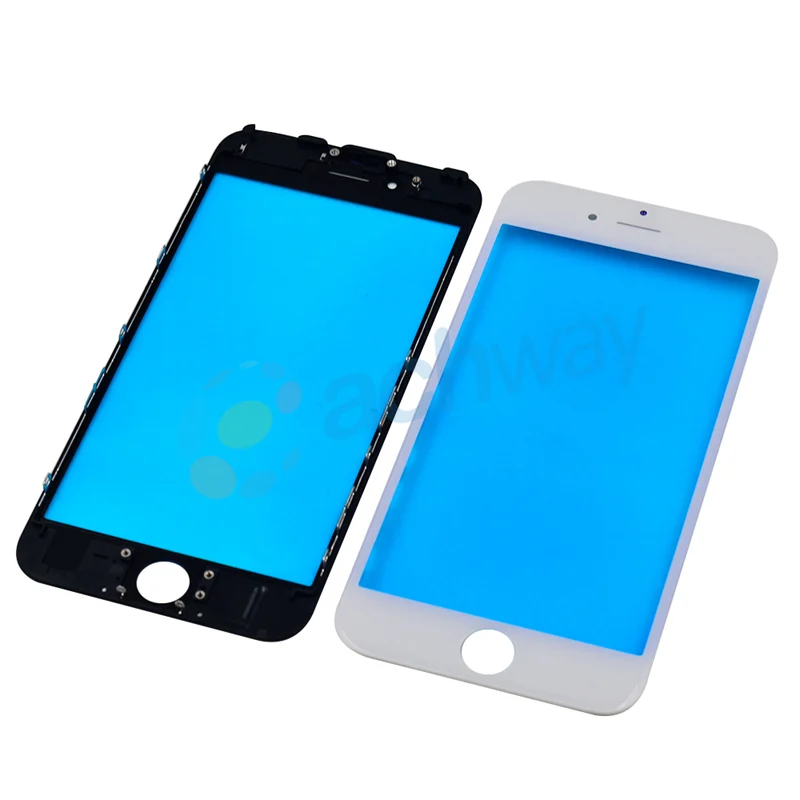 Внешнее стекло внешнее Стекло объектива Запасная часть+ Рамка для iphone 6 6S plus/7/7 Plus Топ ЖК-дисплей сенсорного экрана+ инструменты для iphone 6/7 передней панели