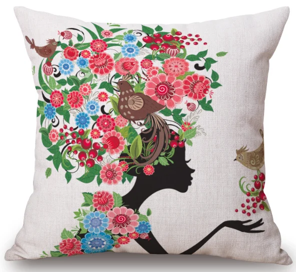 Наволочка на шею с цветочным рисунком для девочек постельное белье подушки