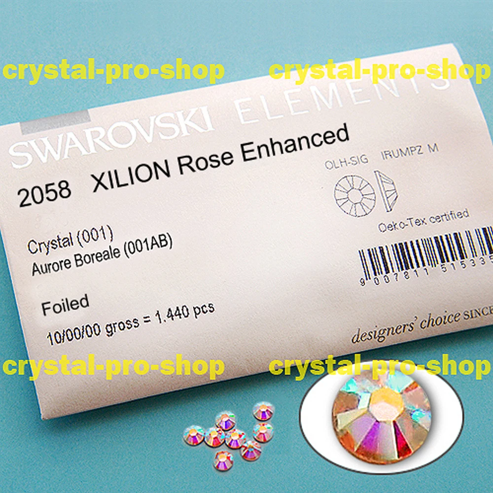 Ss16 (3 8 4 0) мм элементы Swarovski AB Crystal (001AB) 432 шт. 16ss плоские Стразы для ногтей