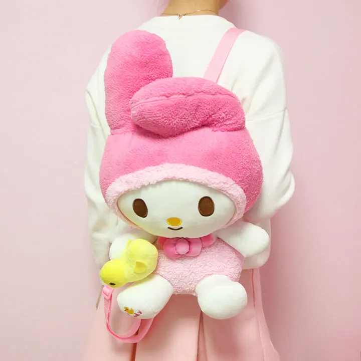 Милый мультяшный Плюшевый Рюкзак hello kitty My Melody, женский рюкзак hello kitty My Melody, детский школьный рюкзак для девочек, подарки для детей