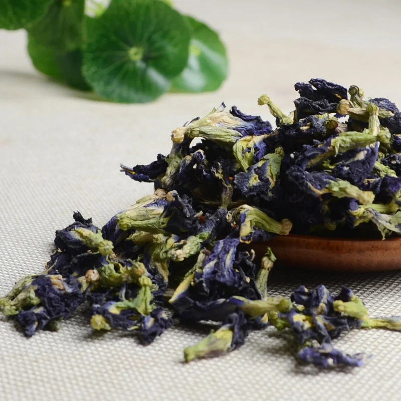 Чайный набор, кухонный чай,, 100 г, 500 г, 1500 г, чай Clitoria Terna, сухой цветок, тайская бабочка, Горох, чай, витамин А, чашка, комбинация