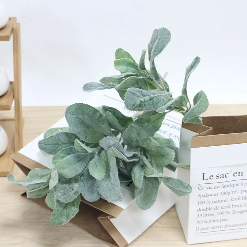 Цветочные искусственные растения зеленые декоративные аксессуары для домашних