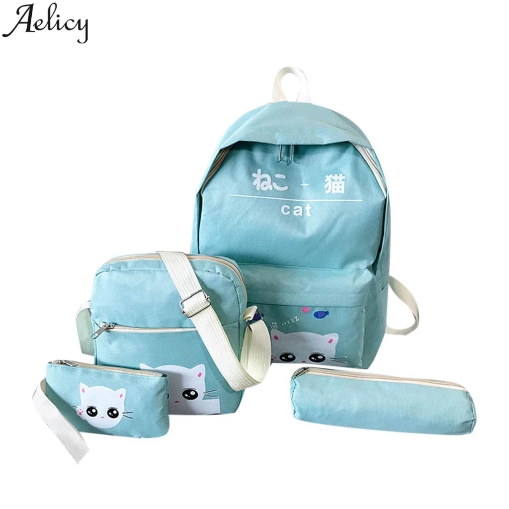 Школьный рюкзак Aelicy в японском и корейском стиле с милым принтом для девочек