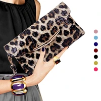 woman evening bag leopard wallet wedding party banquet shoulder bag fashion clutch purse evening bags pt1100