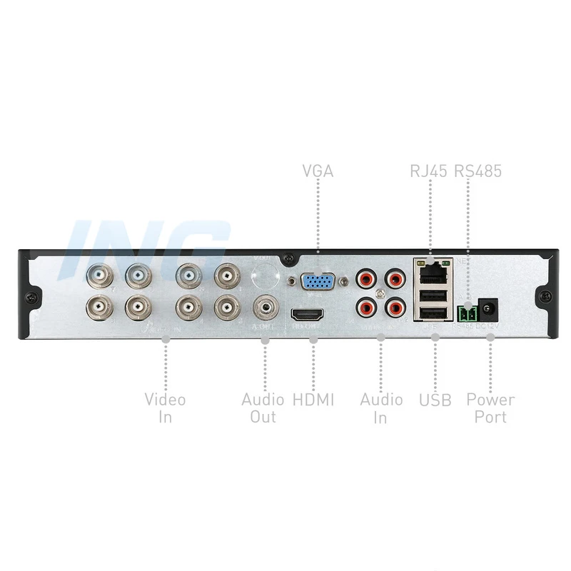 Камера видеонаблюдения Hybird DVR 8 каналов 1080N AHD H.264 1080P NVR 3 в 1|1080p nvr|ahd dvr 8dvr channel |