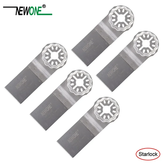 5 pcs NEWONE 32 мм starlock нержавеющая стальная колеблющаяся Мультитул пилы подходит Fein Bosch резки древесины гипсокартона пластмассы - Цвет: 5 pcs