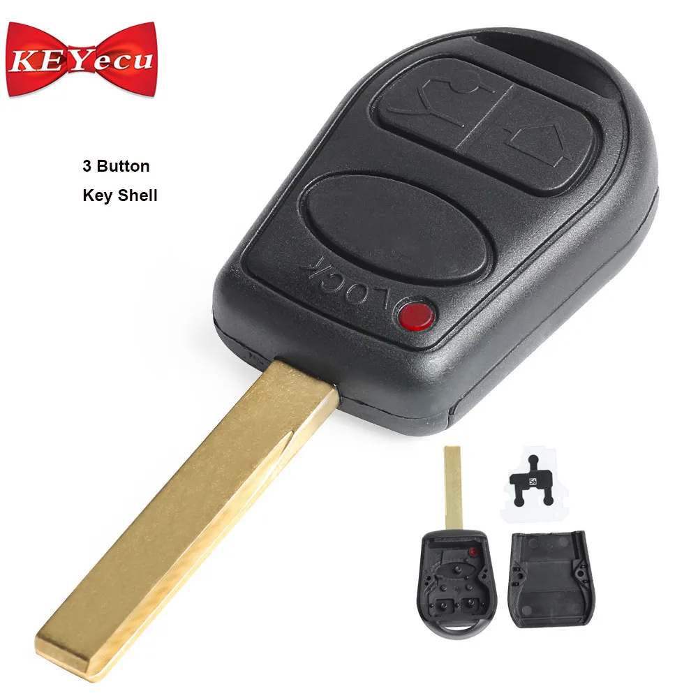 KEYECU 2 шт. для Land Rover Range L322 HSE Vogue 2002 2006 чехол пульта дистанционного управления FCC ID: LX8