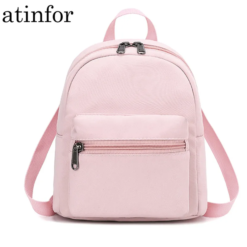 Брендовые новые модные холщовые женские Мини рюкзаки atinfor мягкая на ощупь