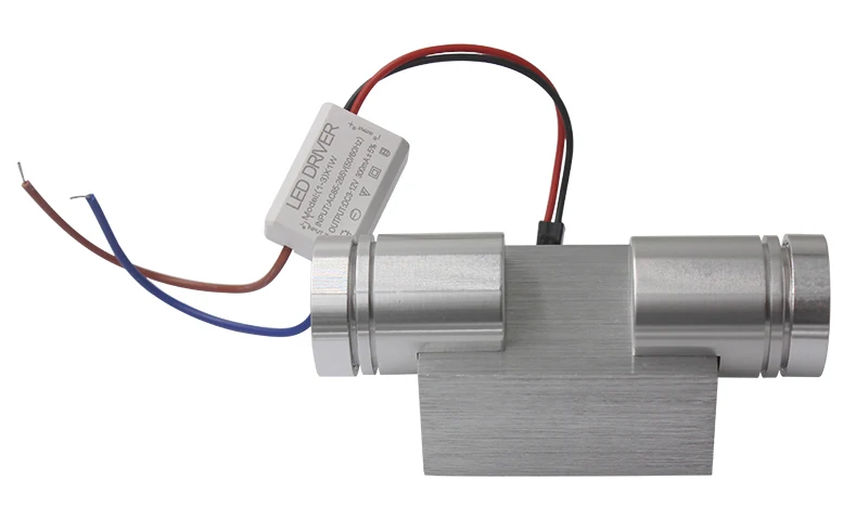 2 Вт бра 105*40*45 мм AC85-265V LED Бра Современный творческий настенный свет С Алюминий украшение для изучения номер