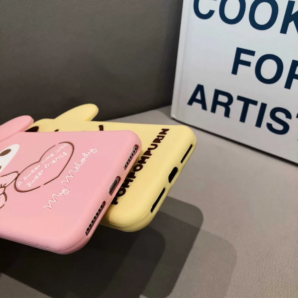 Милый японский мультфильм Sanrio Cinnamoroll My Melody Мягкий силиконовый чехол для iphone 6 6splus 7