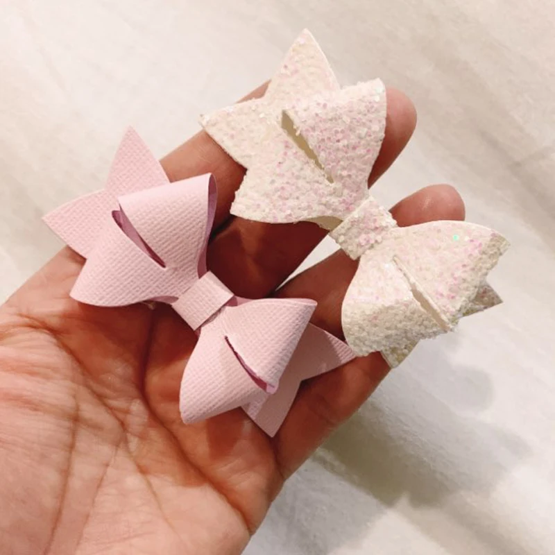 Большой 3D бант для свадьбы полукруглые складные края карт DIY металлические