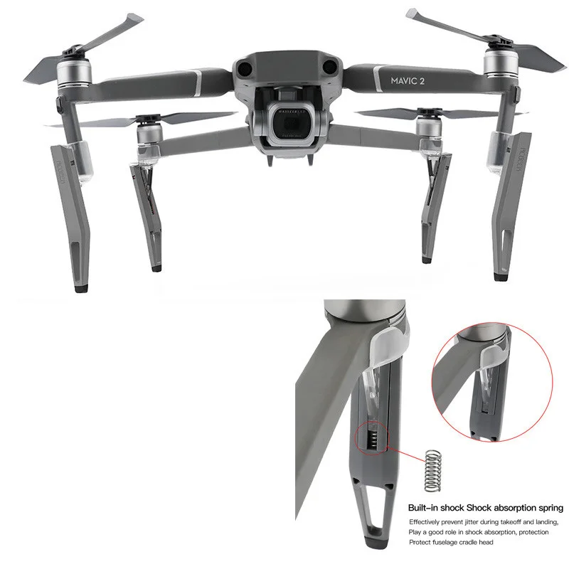 Повышенная посадка карданный подвес амортизирующая ножка для dji mavic 2 zoom pro