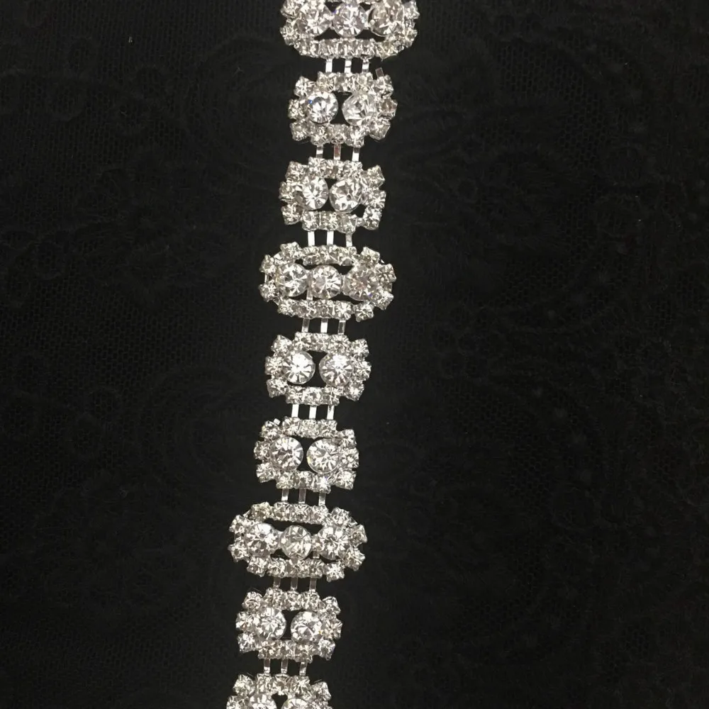 1 ярда/партия декоративная цепочка для свадебного платья 2 см | Дом и сад