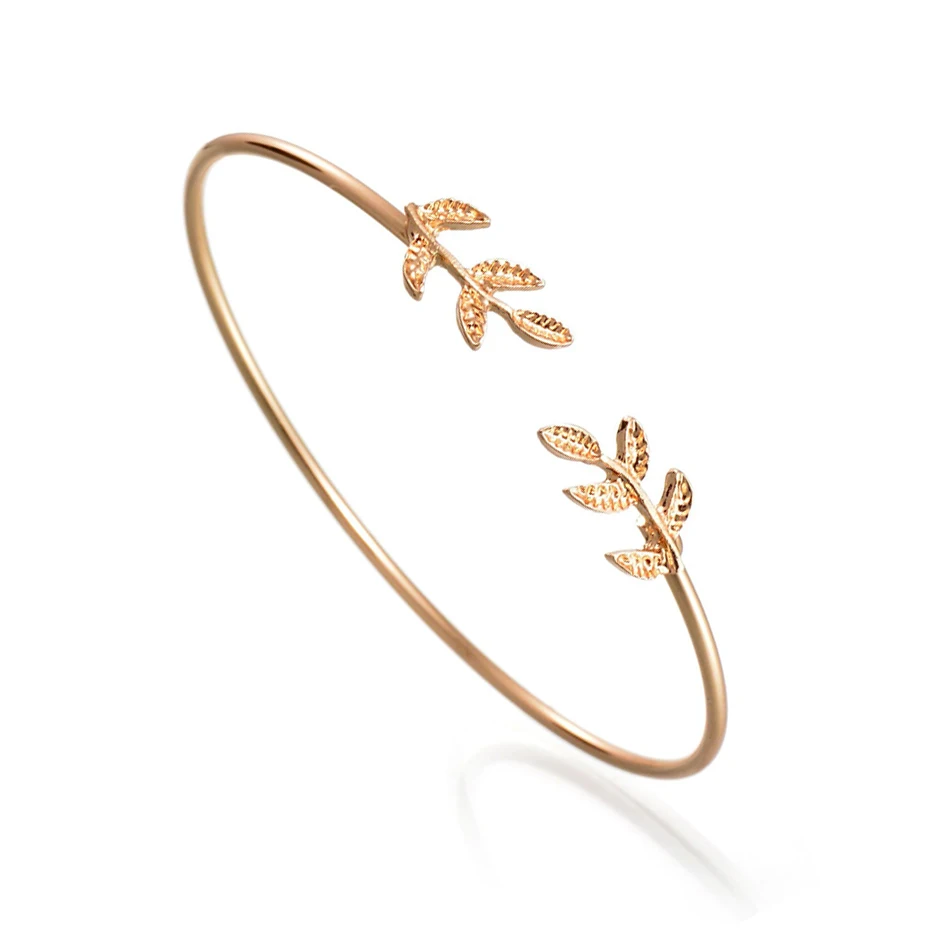 EVERLEAD сплава открытие браслет серебристого цвета манжеты браслеты для Для женщин