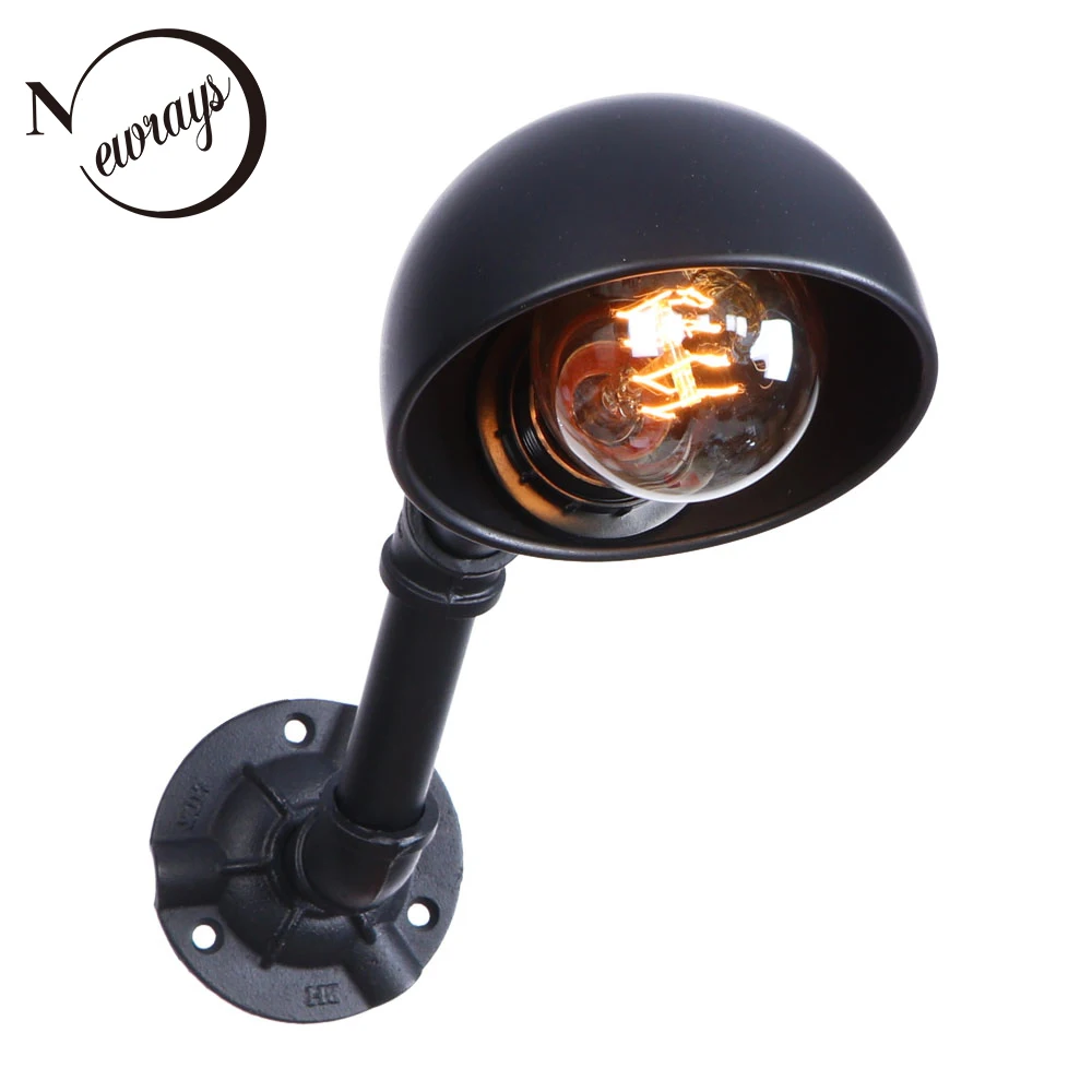 Винтажный железный металлический настенный светильник в американском стиле арт