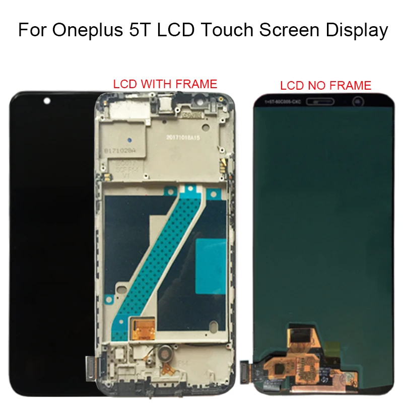 100% тестирование для Oneplus 5T A5010 ЖК дисплей кодирующий преобразователь сенсорного