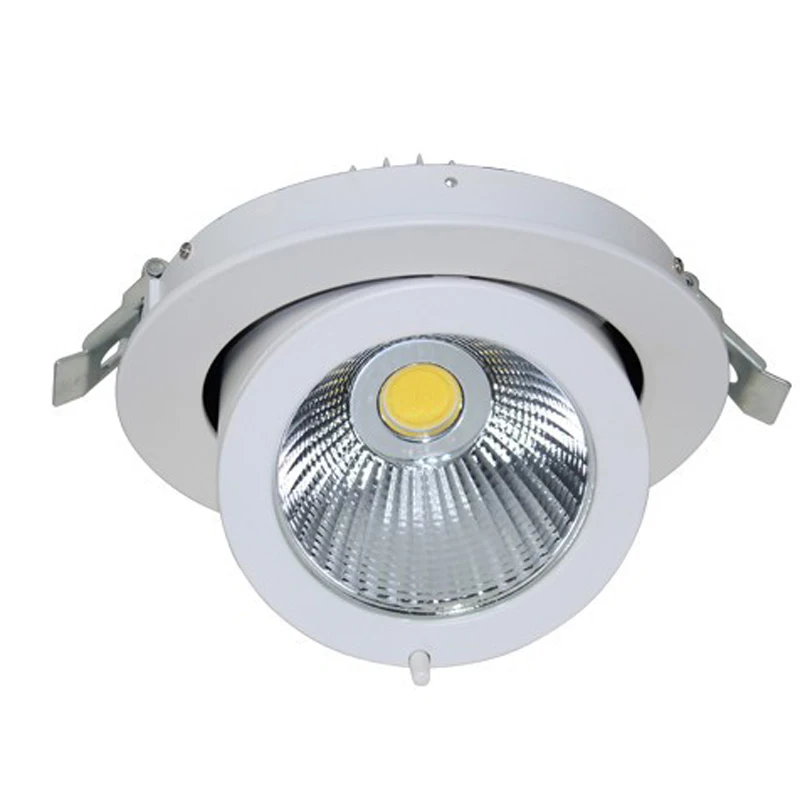 12 шт./лот 35 Вт 45 светодиодный trunk light 110 В 220 свет gimbal COB светильник однажды лампа