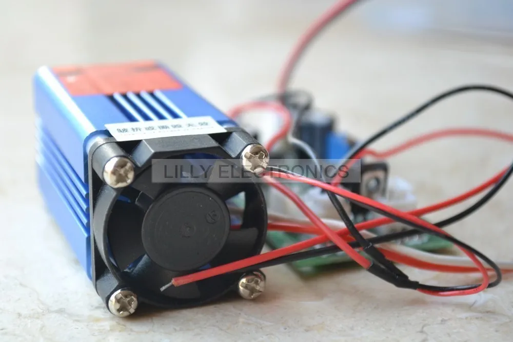 635nm 638nm 500mw Оранжевый Красный лазерный точечный модуль 12V + TTL с охлаждением долгое