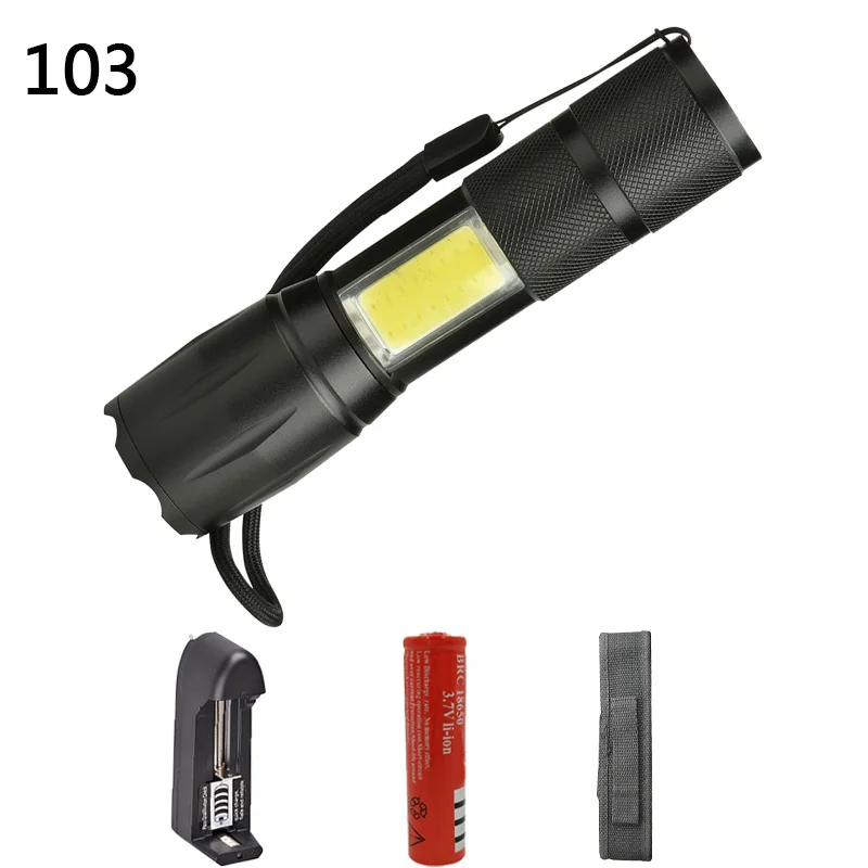 Option G Litwod z20 103 микро USB порт перезаряжаемый светодиодный фонарь XML T6 COB 5000лм 4 режима масштабируемый для кемпинга - Испускаемый цвет: Option G