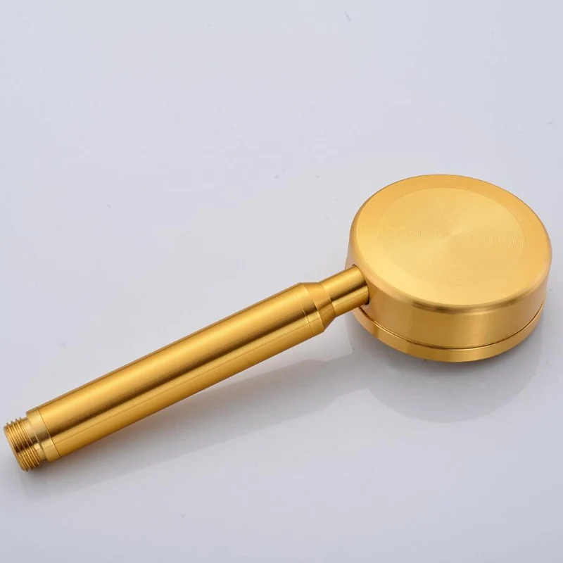 Золотая Алюминиевая душевая головка для ванной комнаты усилитель давления