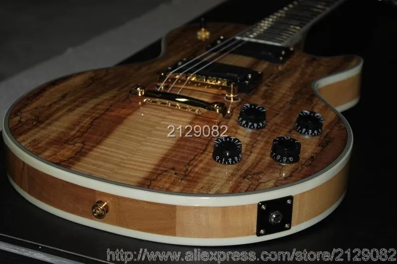 Новое поступление магазин под заказ электрогитара EMG pickups из натурального дерева