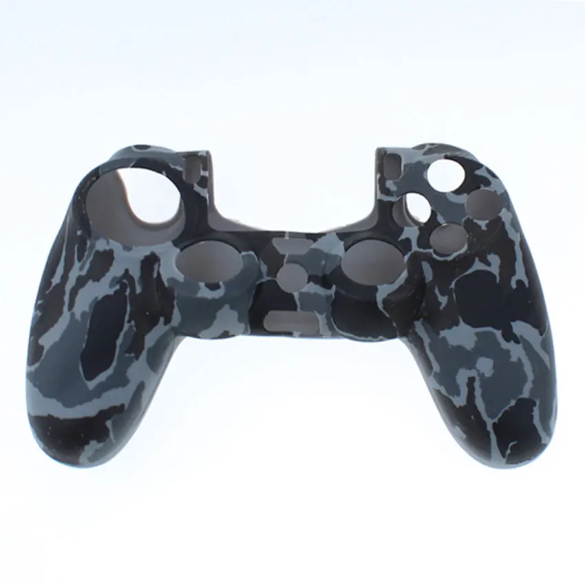 N Юси камуфляж резиновый гель силиконовый чехол для sony playstation Dualshock 4 PS4 DS4 Pro тонкий контроллер - Цвет: N