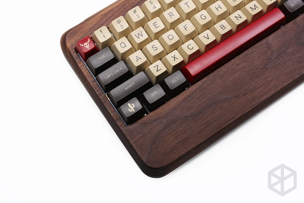 Maxkey abs doubleshot keycap sa профиль западный ковбой для механические клавиатуры gh60 poker 87 tkl