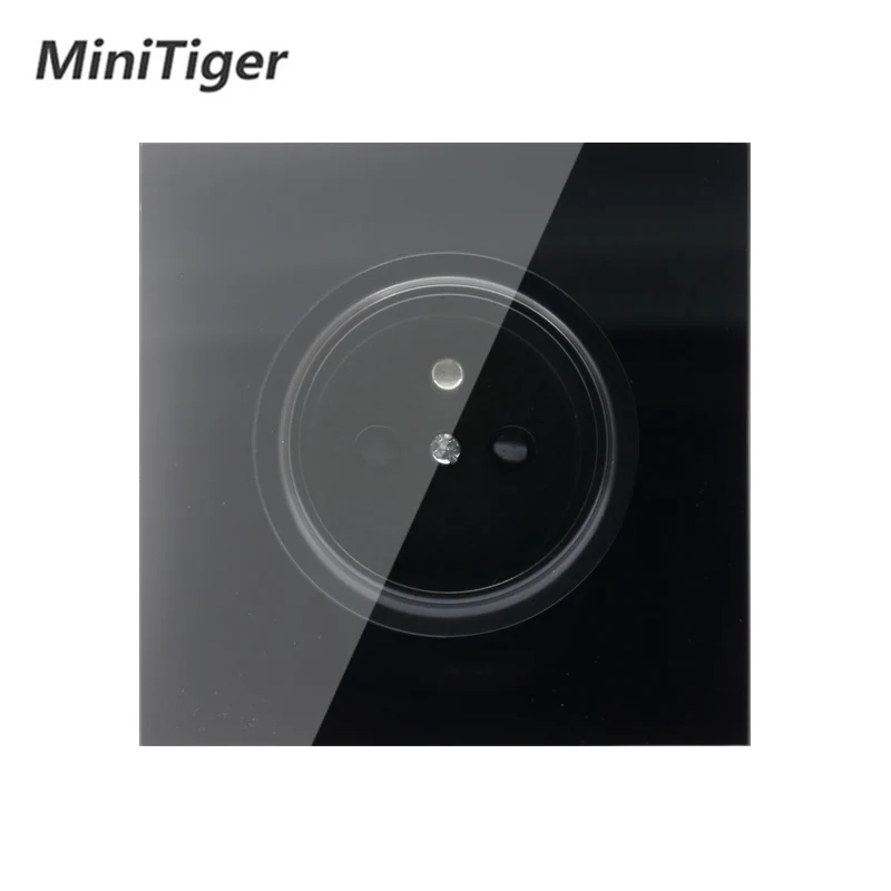 Новое поступление 2019 г. настенная розетка Minitiger с заземлением и защитой от детей 16