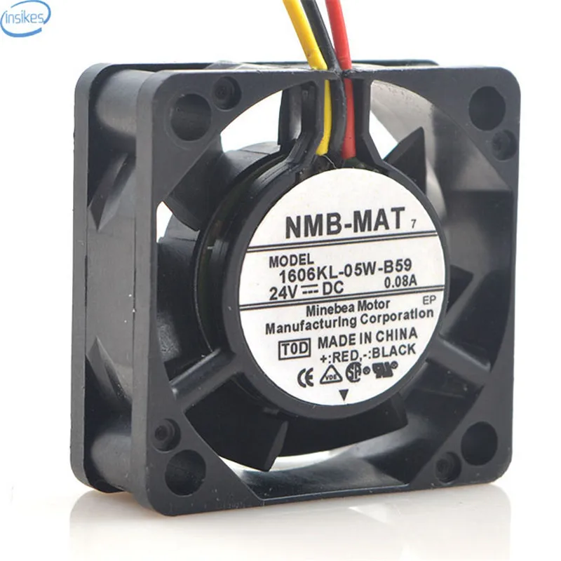 NMB оригинальный вентилятор 1606KL 05W B59 T05 40 мм 40X40X15 сервер квадратный DC 24V 0.08A 3 провода