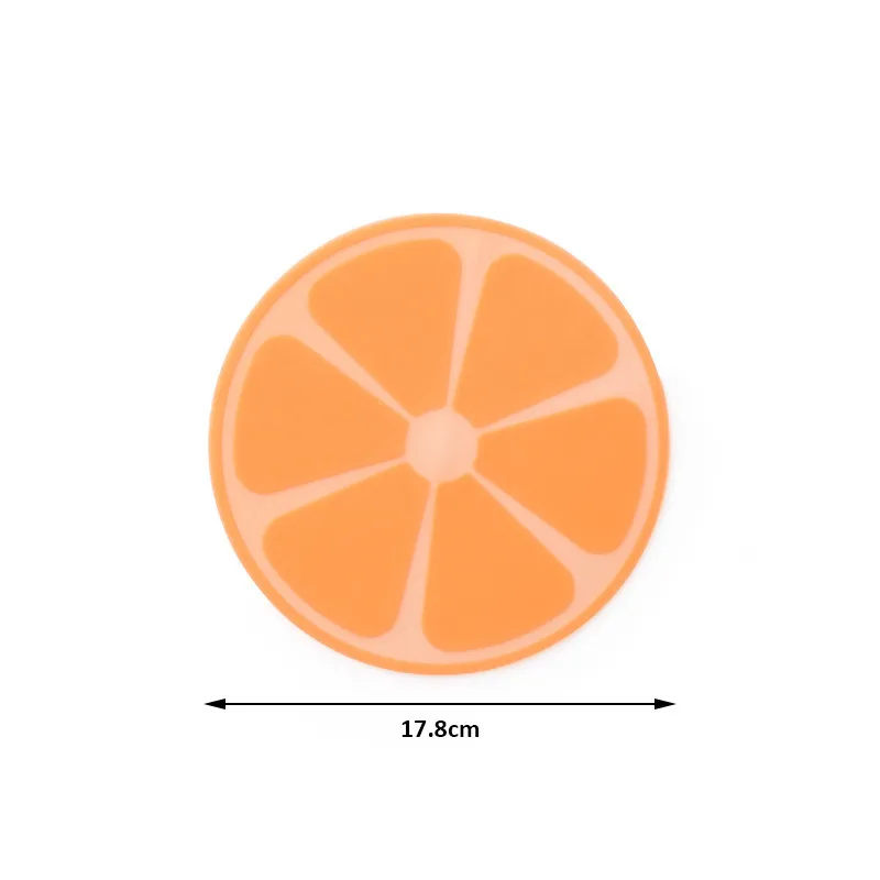 Orange 1 шт многофункциональные уплотнительные крышки силиконовые растягивающиеся многоразовые крышки для чаши свежие сохраняют кухонные крышки столовые приборы контейнер для хранения - Цвет: Orange