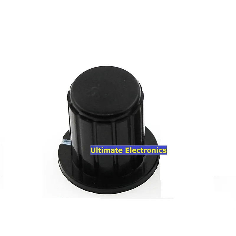 

10pcs Black copper core knob cap WXD3-13-2W WH5-1A WX14-12 potentiometer knob
