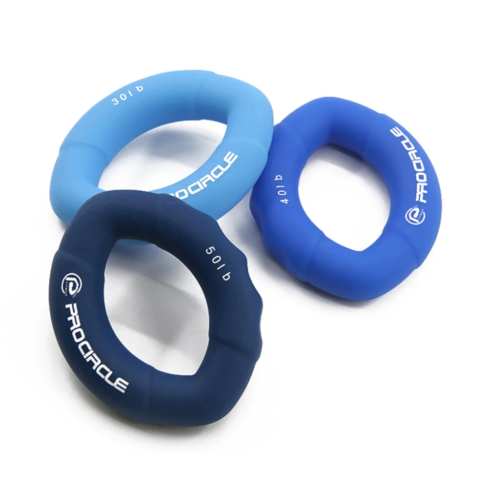 Ручки ProCircle для тренировки мышц зеленое резиновое кольцо тренажер ручной захват