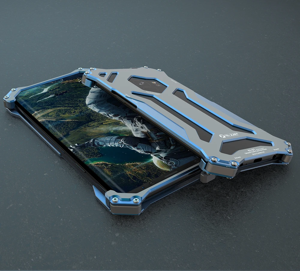 Металлический Алюминиевый Чехол Gundam для samsung Galaxy s10 Plus lite s9 S8 s7 edge note 8 note 9 защитный противоударный чехол для телефона