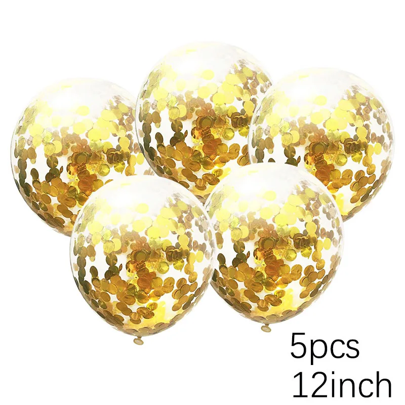 Конфетти воздушные шары 2019 новый продукт шар цвета розового золота серебряные из