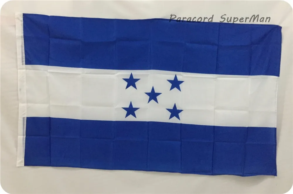 Honduras HON FLAG 3 фута x 5 футов висячий флаг полиэстер Национальный баннер 150x90 см для