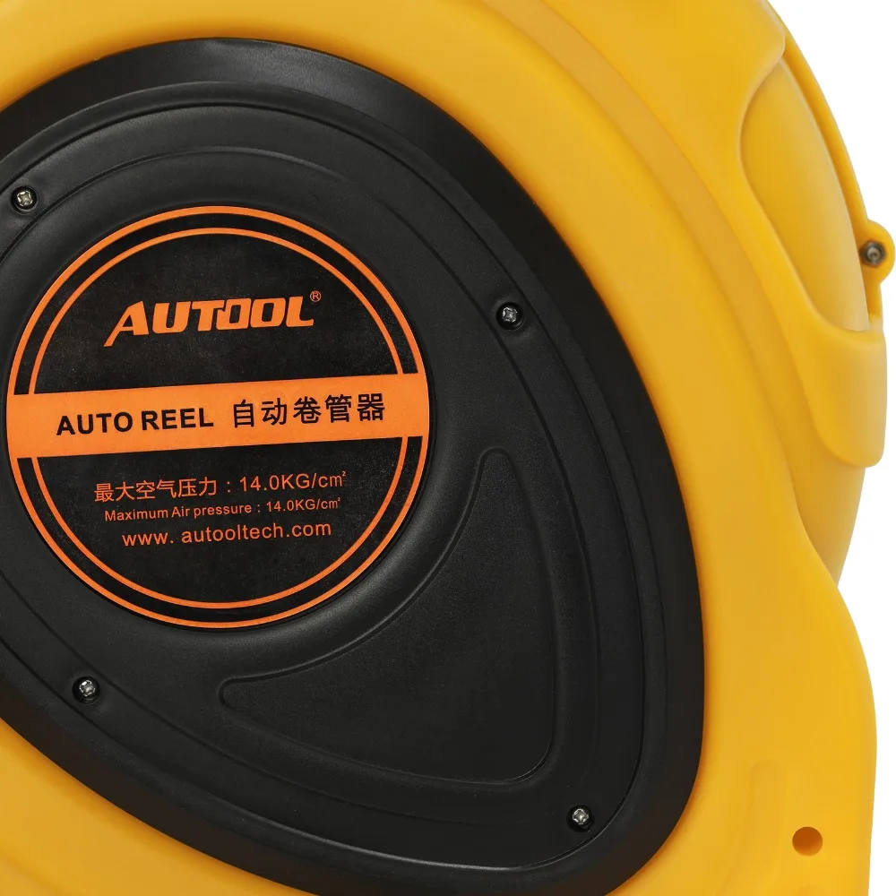 AUTOOL катушка с трубчатым шлангом автоматически Выдвижная 50 футов 15 м 3/8 дюйма