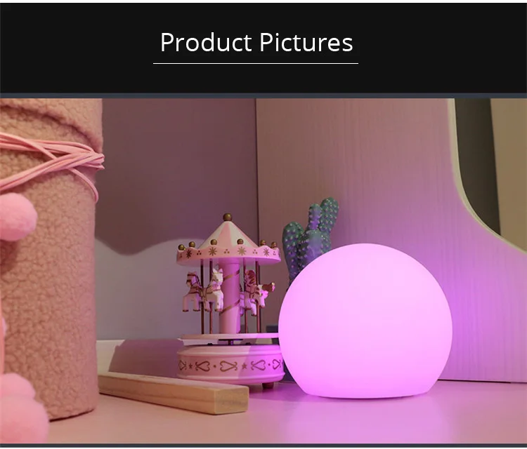 Wi-Fi Смарт-контроль RGB+ CW СВЕТОДИОДНЫЙ ночной Светильник USB Перезаряжаемый настольные атмосферные лампы работает с Alexa Google Assistant мобильное приложение