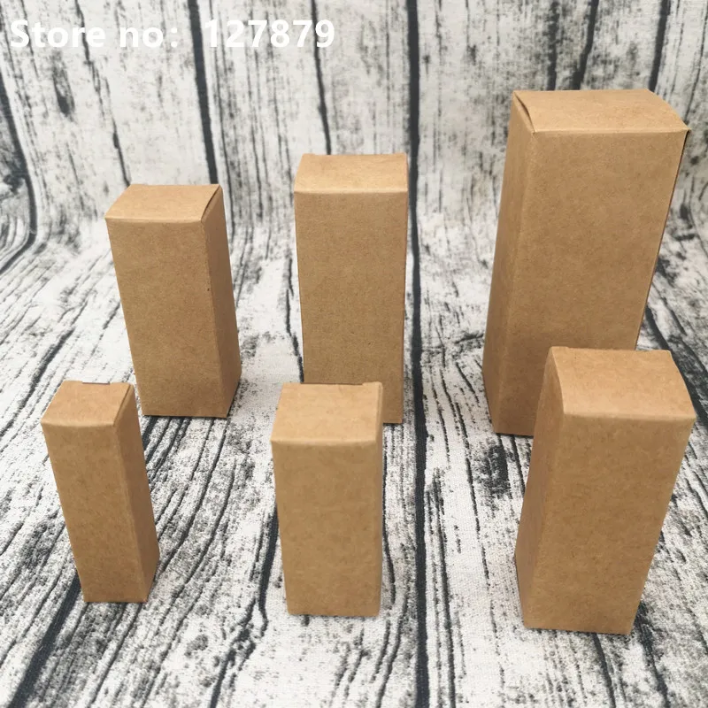 5/10 шт. Картонная коробка из крафт бумаги для помады косметические эфирные масла