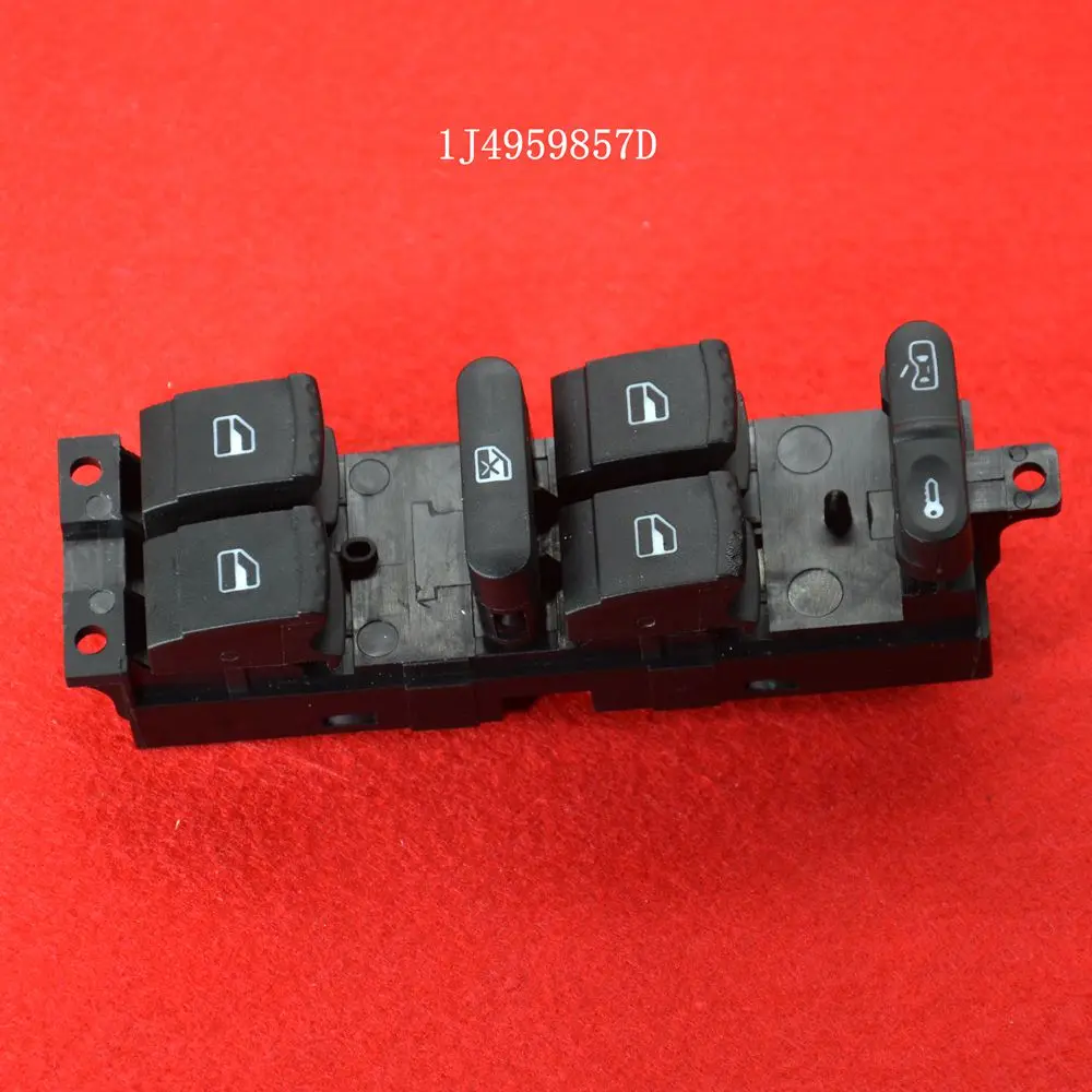 5 шт. кнопки управления для Golf Jetta Bora Passat B5 Seat Leon Toledo 1999 2006 1J4 959 857 D 1J4959857D|master switch|1j4