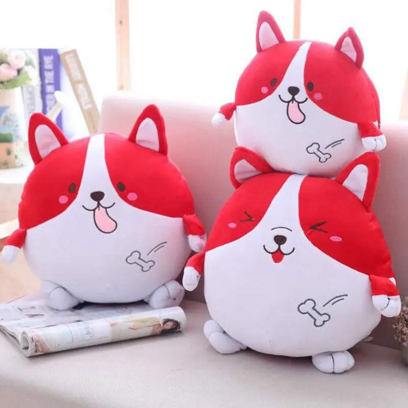 Adorable corgi dog puppy doll plush toys software girl heart baby to warm his hands hold pillow sleep MOE | Игрушки и хобби