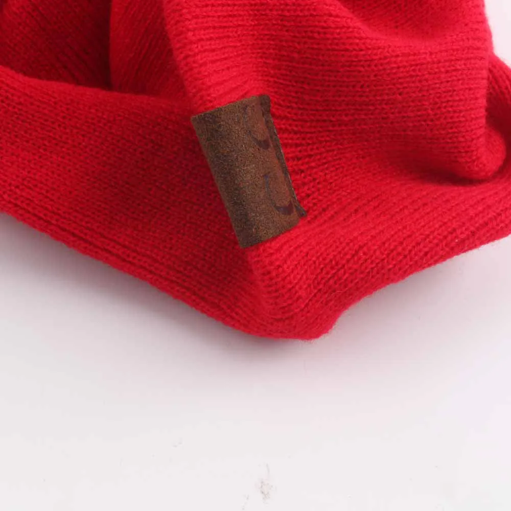 Осень-зима детская шапка для новорожденных трикотажные Кепки крючком Твердые