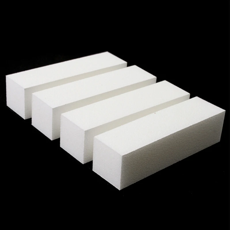 

10 Pcs/Lot White Nail Art Buffers Sanding Grinding Polishing Block File Manicure Nail Art Nail File White Sanding Buffer Block