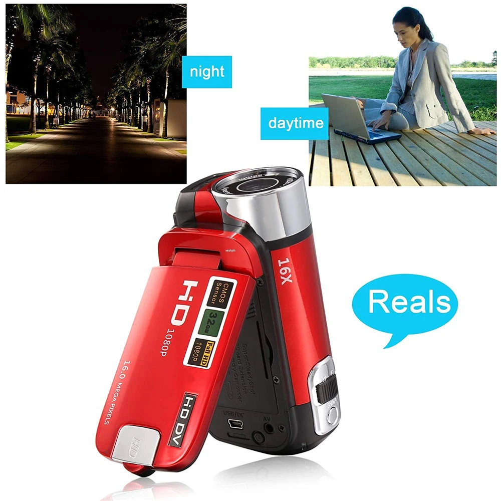 Wholesale 16MP 2.7 inch TFT LCD HD 1080P 16X Digital Zoom Camcorder Video DV Camera AU.23 | Электроника