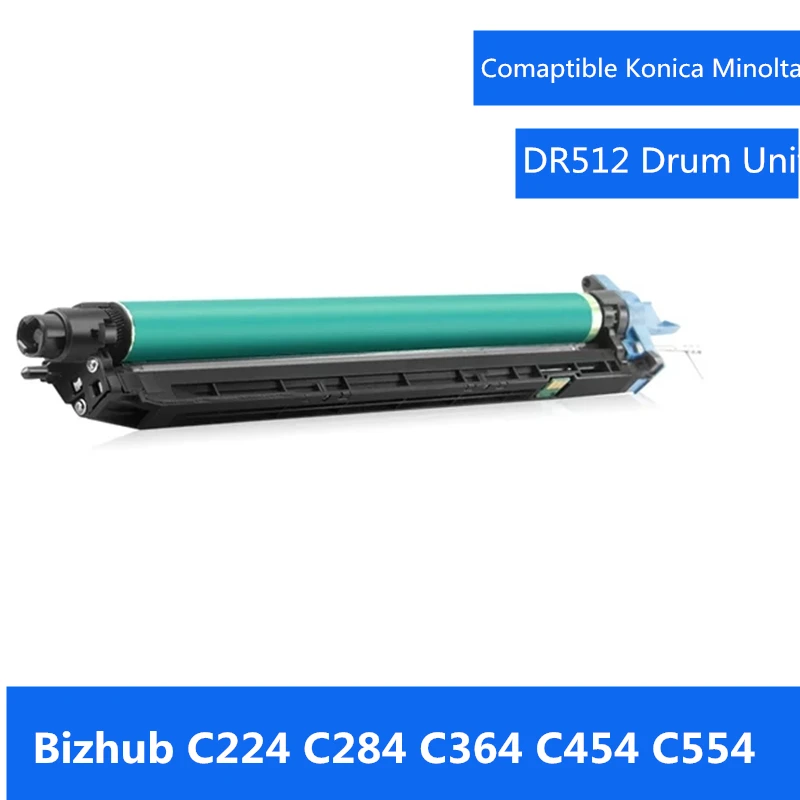 5  DR512  Comaptible KONICA MINOLTA BIZHUB C224 C284 C364 C454 C554 C224e C284e C364e C454e C221 C221S  