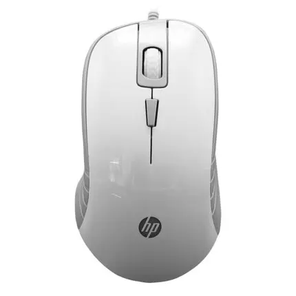 Белый Hp G100 проводной оптический USB игровая Мышь 2000 Точек на дюйм белый/черный E-спортивные игры офис проводной мыши - Цвет: Белый