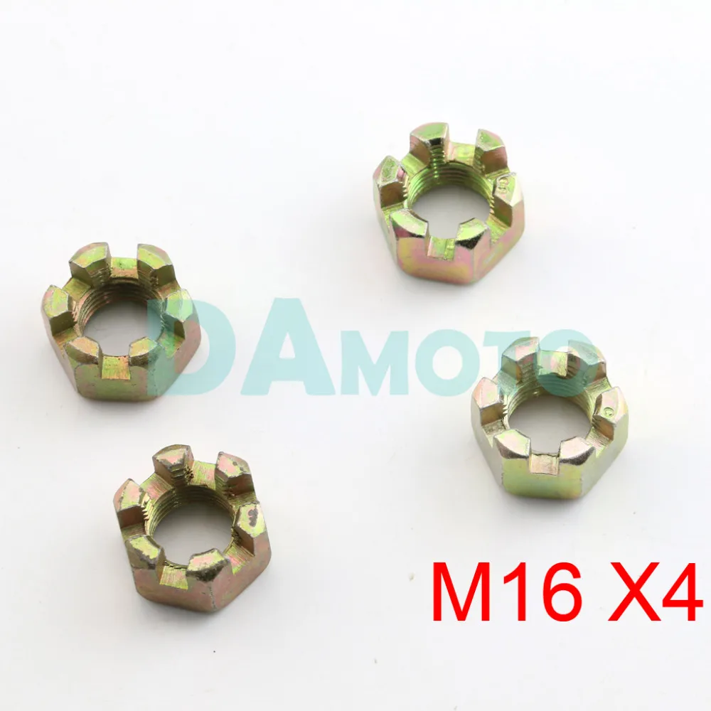 Паз гайки винт M16 x 1 5 M14 M10x1.0 для Go karts колеса шины сельскохозяйственных