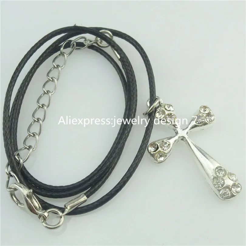Free shipping 16993 Vintage Religious Jesus Cross Pendant 17&quot Choker Collar Short Necklace 12514 | Украшения и аксессуары