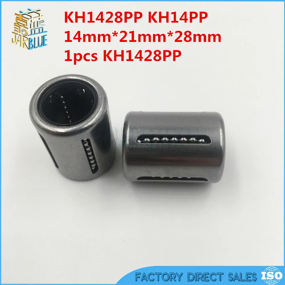 KH1428PP подшипник 14 мм x 21 28 линейный с нажимной втулкой для вала 1 шт.|bearing linear|shaft