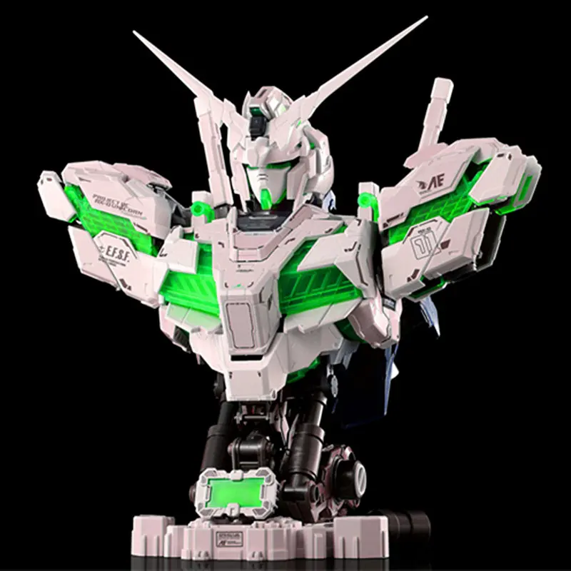 YH модель 1/35 RX 0 Единорог грудь голова Gundam полный Psycho frame прототип со светодиодом